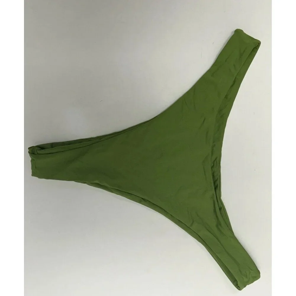 Monday Swimwear Olive Green Underwire Bikini Set